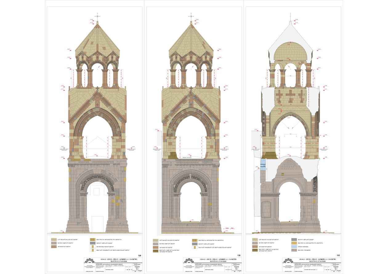 Restorarion project of the Bell Tower of Tatev monastery