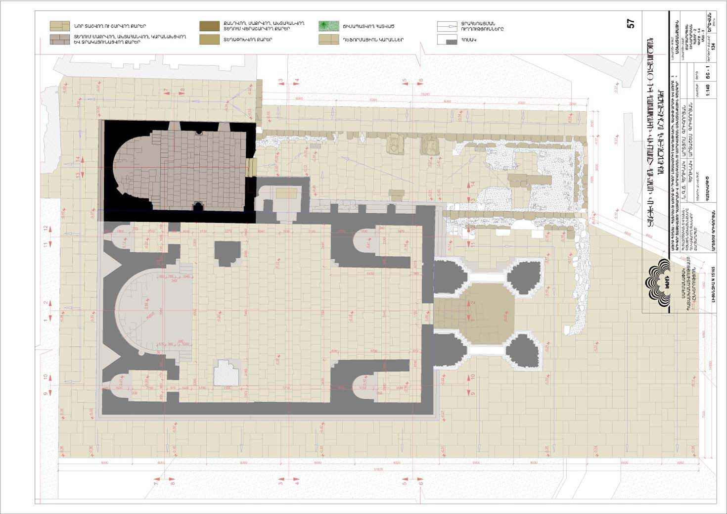 Restorarion project of the Church of St. Gregory the Illuminator of Tatev Monastery Complex