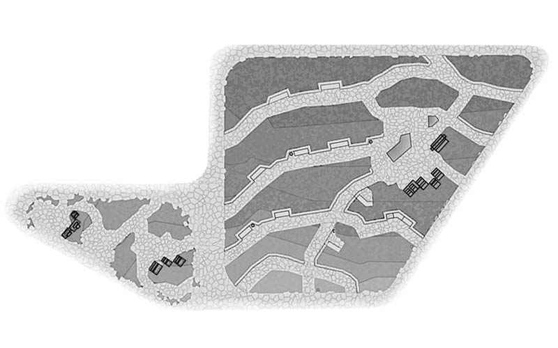 Cross Stones Exibition Area plan