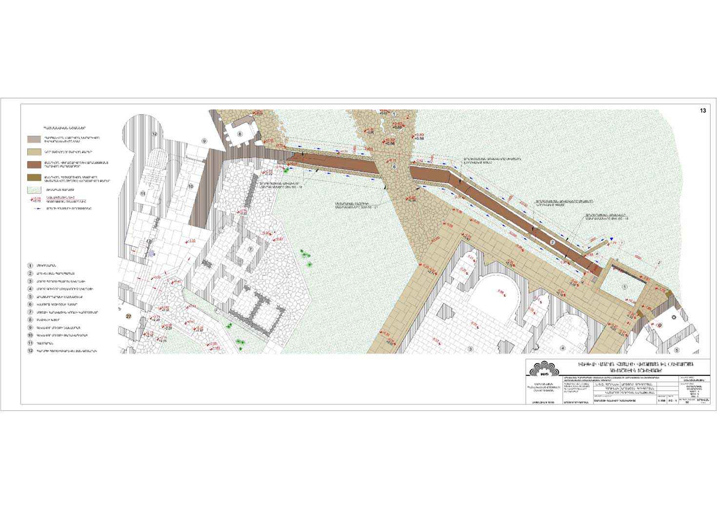 Restorarion project of the Eastern Wall of the Tatev Monastery and the Isolator (Dungeon)