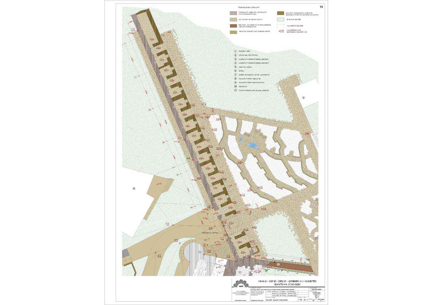 Restorarion project of Residential cells of the Tatev monastery