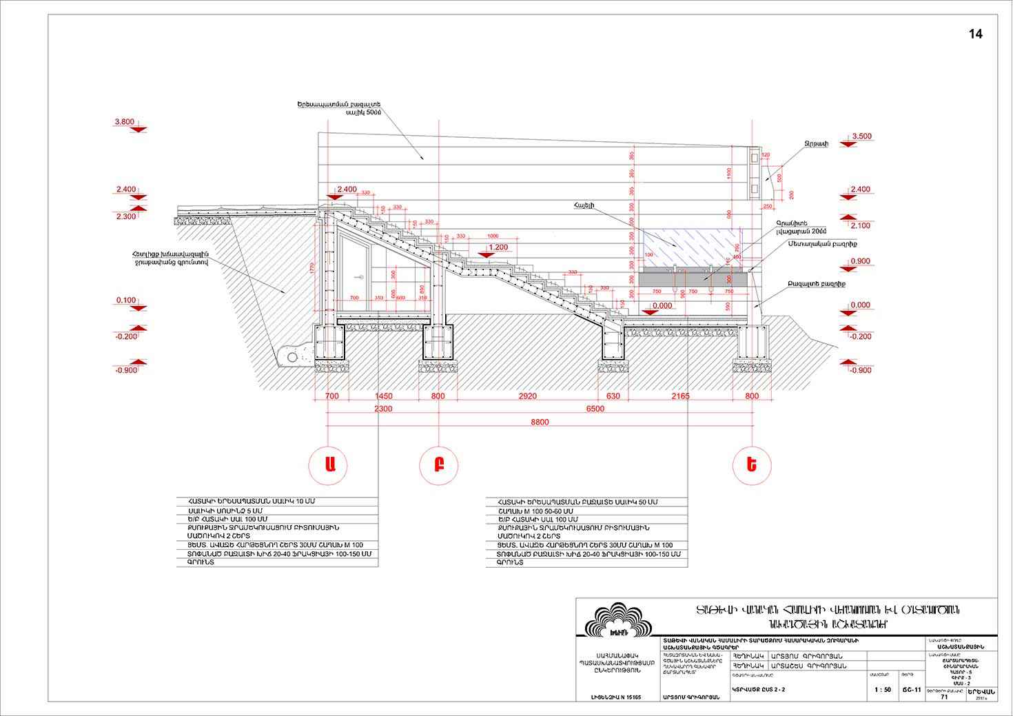 Restorarion project of Tatev Monastery Toilet
