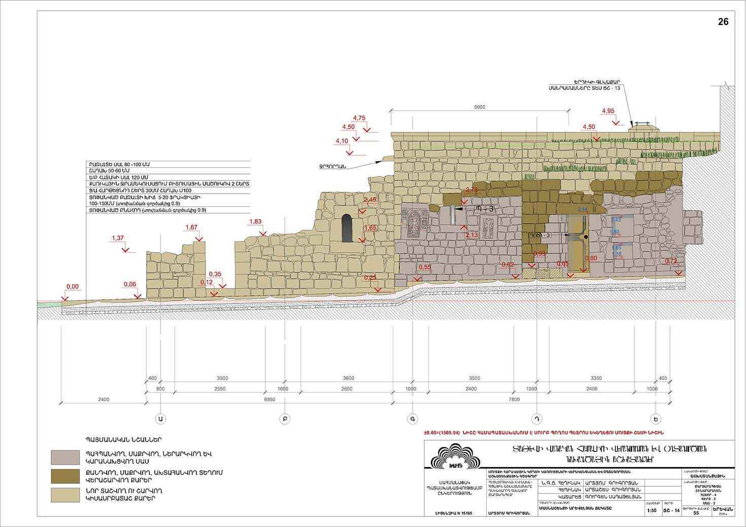 Restorarion project of The Building on the South Side of the Entrance