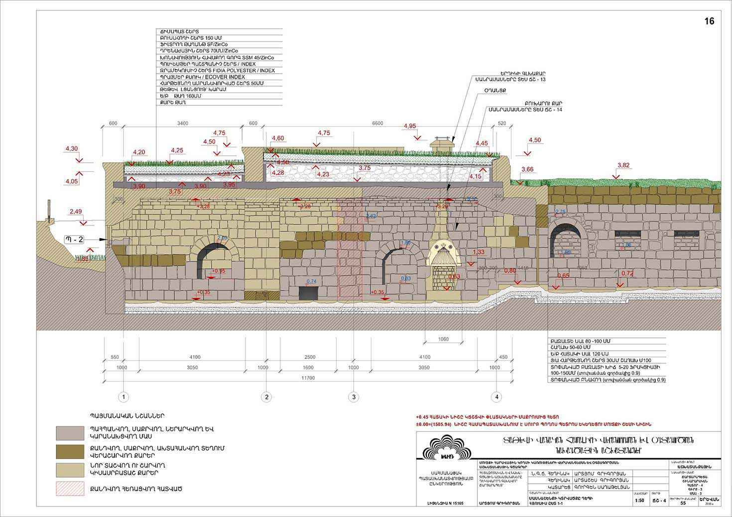 Restorarion project of The Building on the South Side of the Entrance