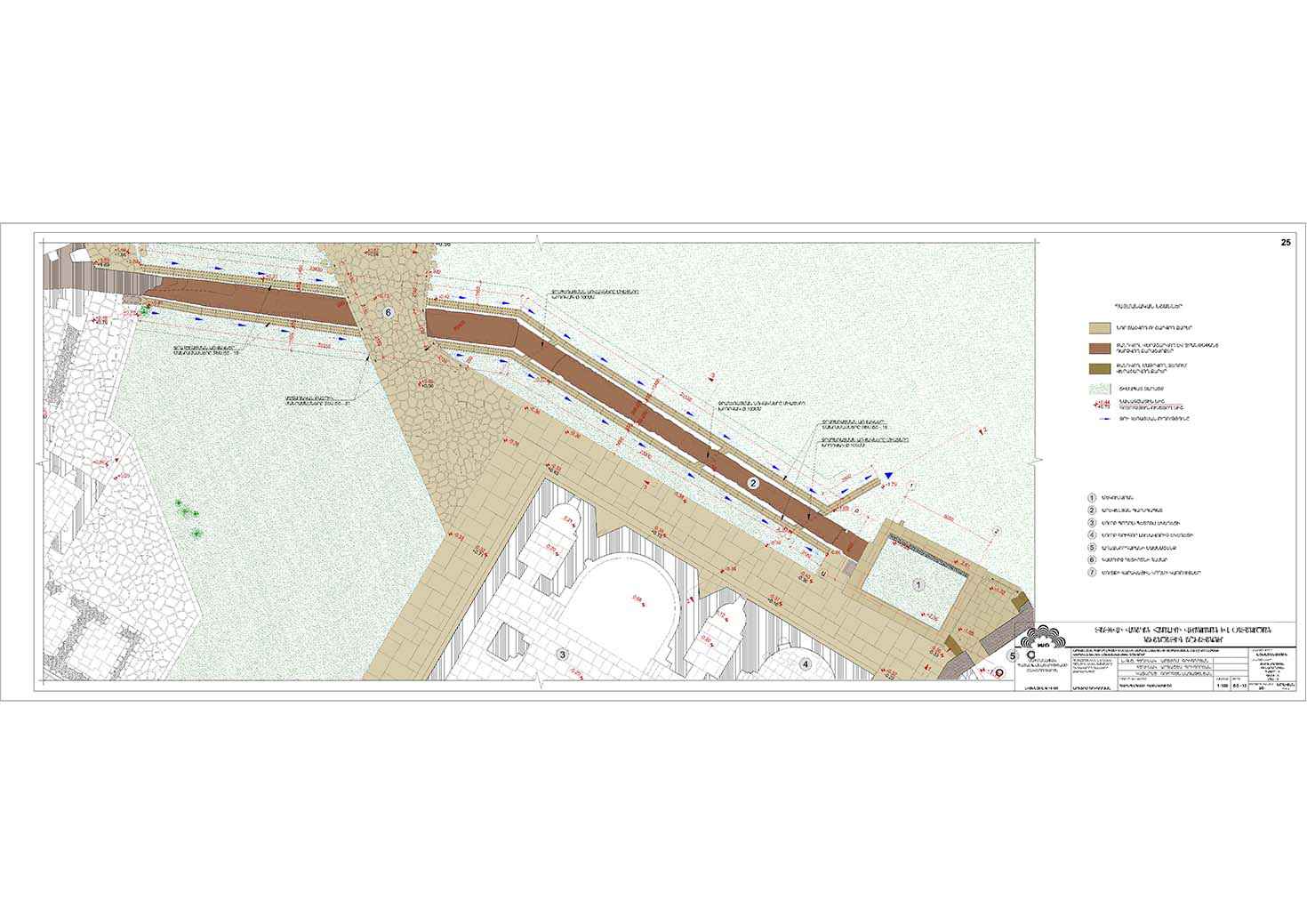 Restorarion project of The Eastern Wall of the Tatev Monastery and the Isolator (Dungeon)